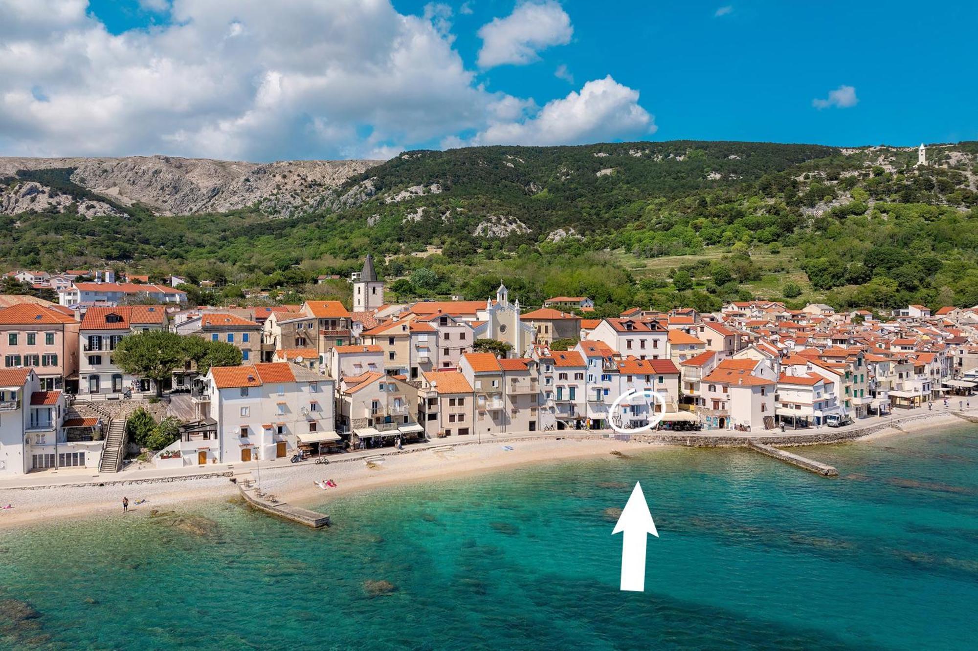 Apartment Nora By The Beach Baška Zewnętrze zdjęcie